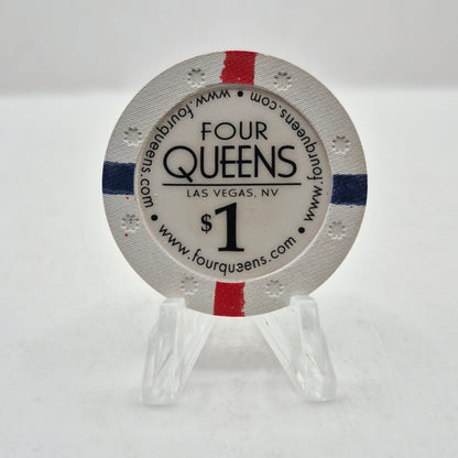 Four Queens Hotel Casino Las Vegas Nevada 2003 $1 Casino Chip E0517