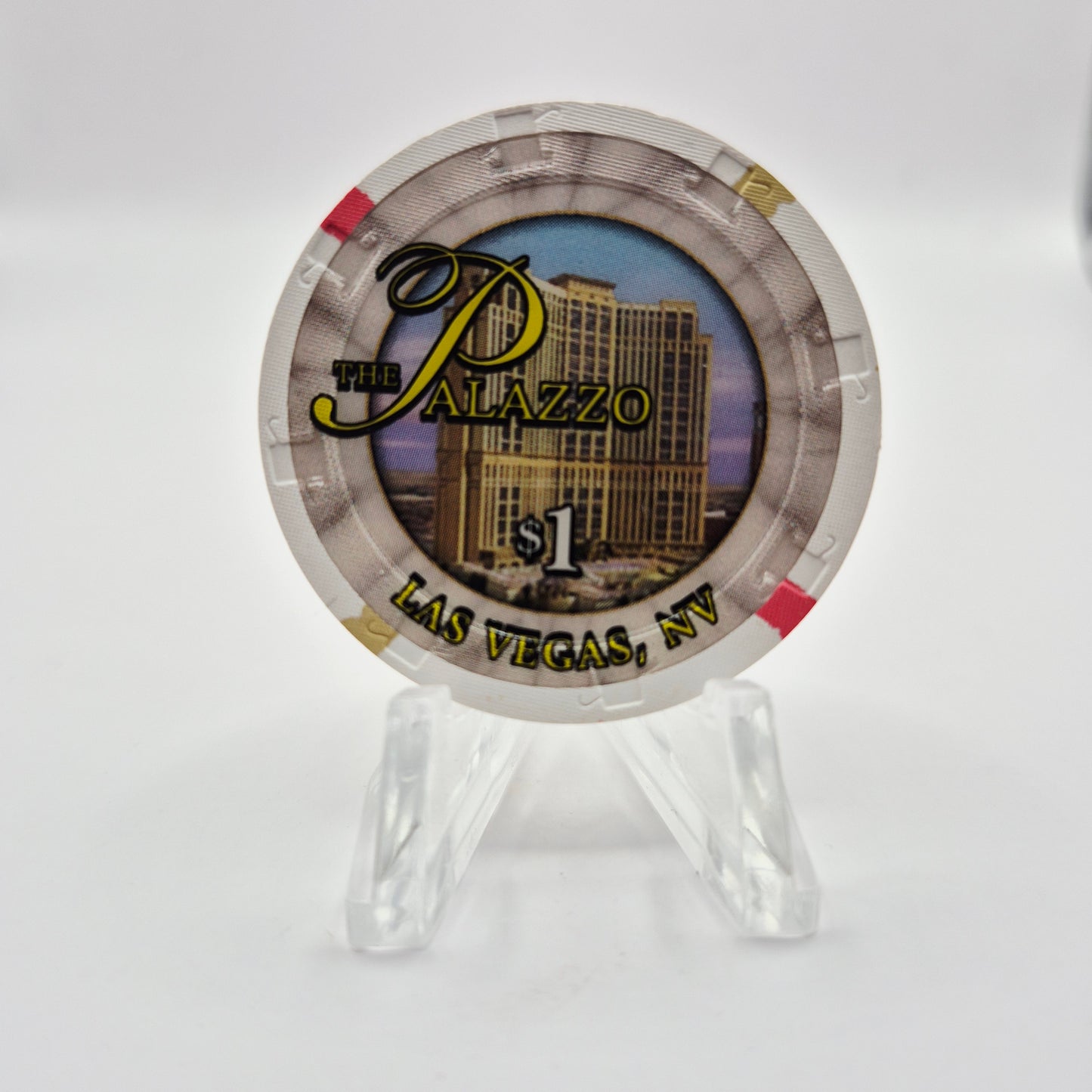 The Palazzo Hotel Casino Las Vegas Nevada 2008 $1 Casino Chip E8193
