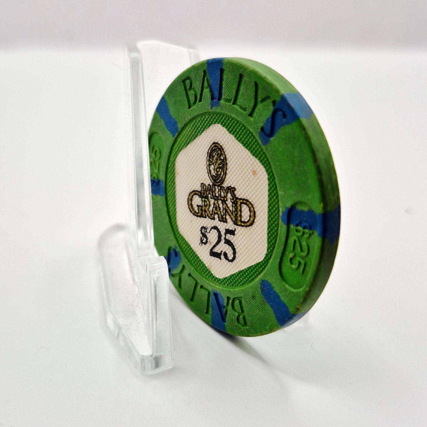Bally's Grand Hotel Casino Atlantic City New Jersey $25 Casino Chip CG043788