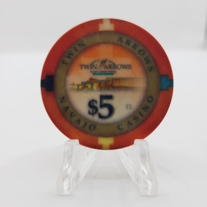 Twin Arrows Navajo Casino Flagstaff Arizona 2013 $5 Casino Chip