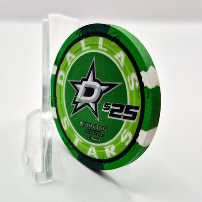 Choctaw Resort Casino Durant Oklahoma 2026 **DALLAS STARS** $25 Casino Chip