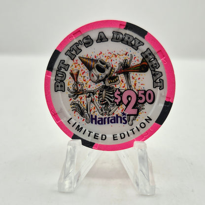 Harrah's Hotel Casino Laughlin Nevada 2000 "Happy New Year " $2.50 Chip V4474 LTD 3000