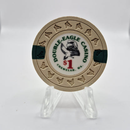 Double Eagle Casino Chewelah Washington $1 Casino Chip *UNC