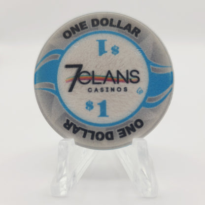 7 Clans Casino Newkirk Oklahoma $1 Casino Chip