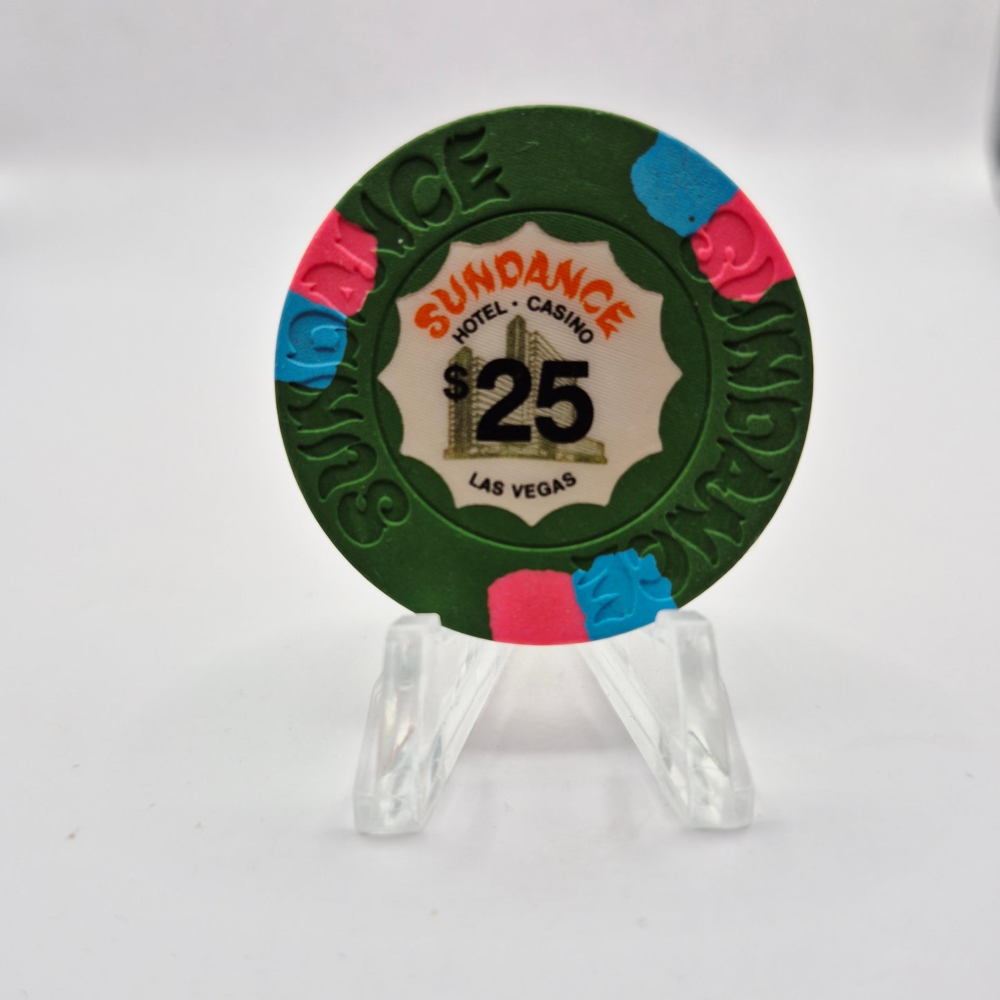 Sundance Hotel Casino Las Vegas Nevada 1980 $25 Casino Chip N2234