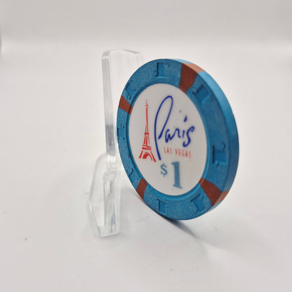 Paris Hotel Casino Las Vegas Nevada 1999 $1 Casino Chip V5200
