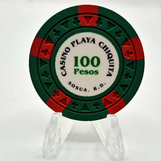 Casino Playa Chiquita Casino Sosua Dominican Republica 100 'PESOS' Casino Chip CG080181