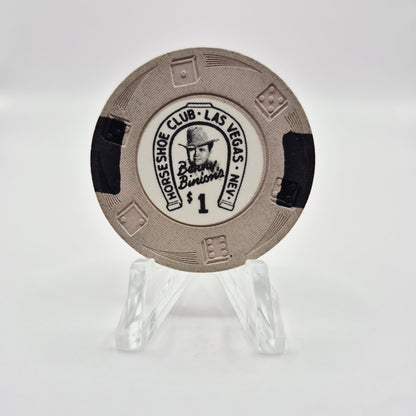 Horseshoe Club Binion's Las Vegas Nevada 1969 $1 Casino Chip N1777