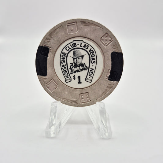 Horseshoe Club Binion's Las Vegas Nevada 1969 $1 Casino Chip N1777