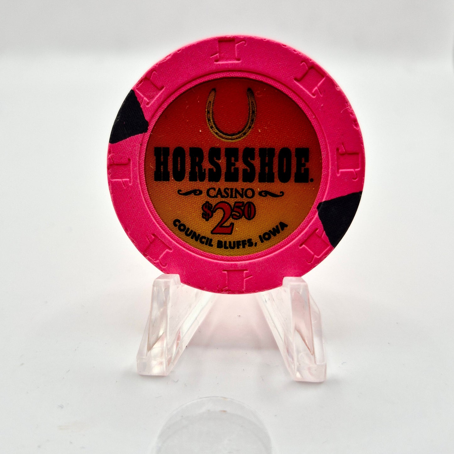 Horseshoe Casino Council Bluffs Iowa $2.50 Casino Chip. *Circulated