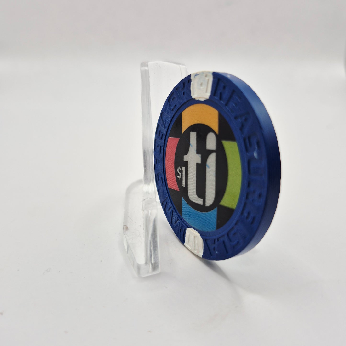 Treasure Island Casino Las Vegas Nevada 2003 $1 Casino Chip E2810