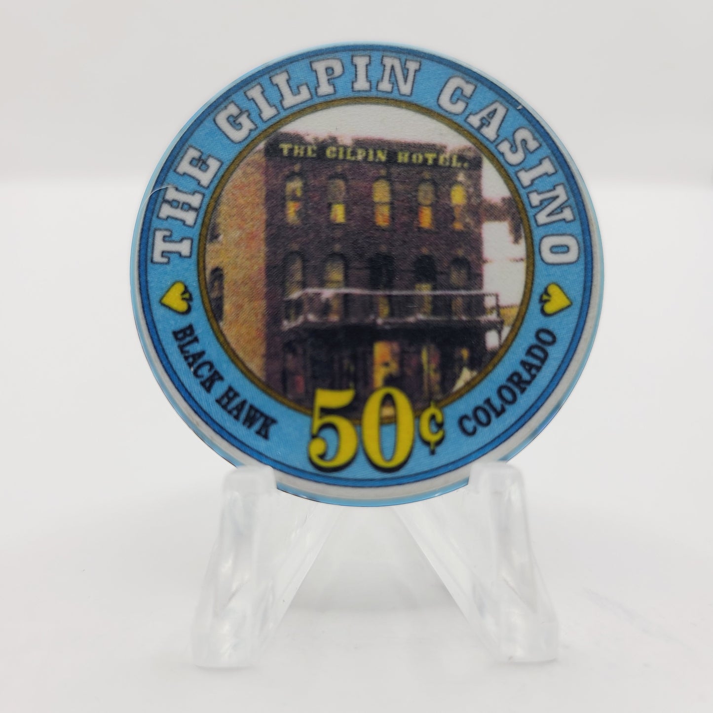 The Gilpin Casino Black Hawk Colorado 2005 $.50 Casino Chip