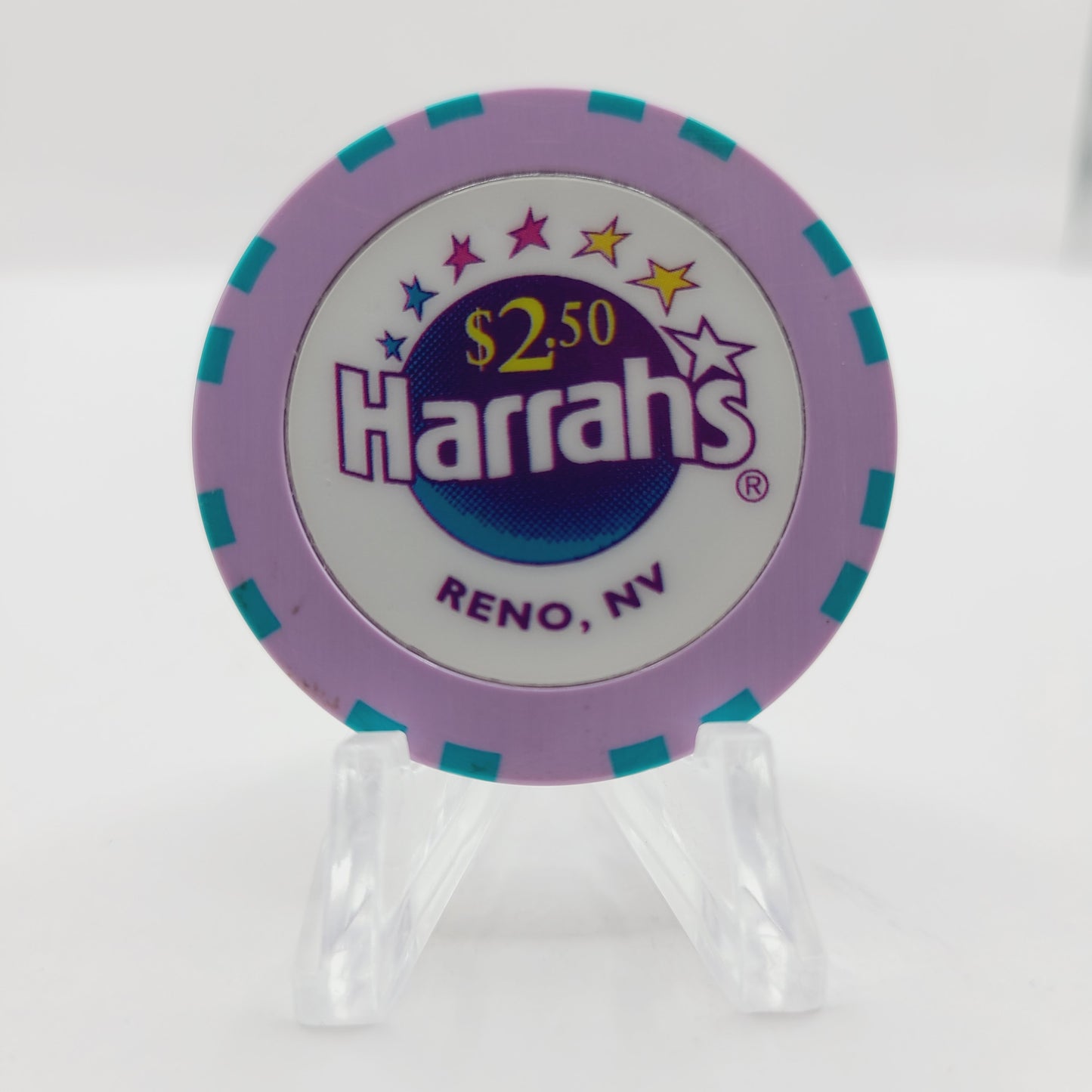 Harrah's Hotel Casino Reno Nevada 2004 $2.50 Casino Chip E4552