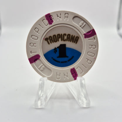 Tropicana Hotel Casino Atlantic City New Jersey $1 Casino Chip
