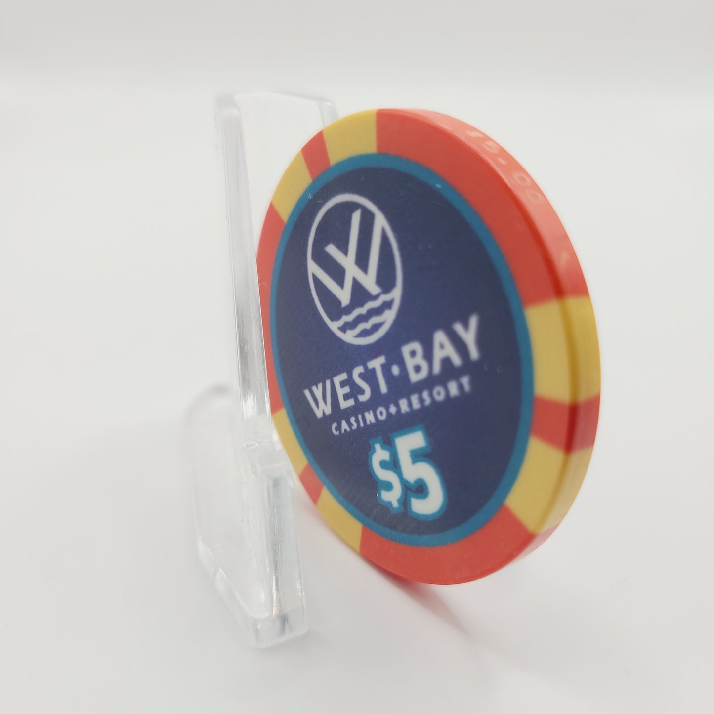 West Bay Casino Kingston Oklahoma $5 Casino Chip