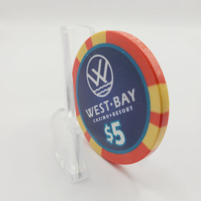 West Bay Casino Kingston Oklahoma $5 Casino Chip