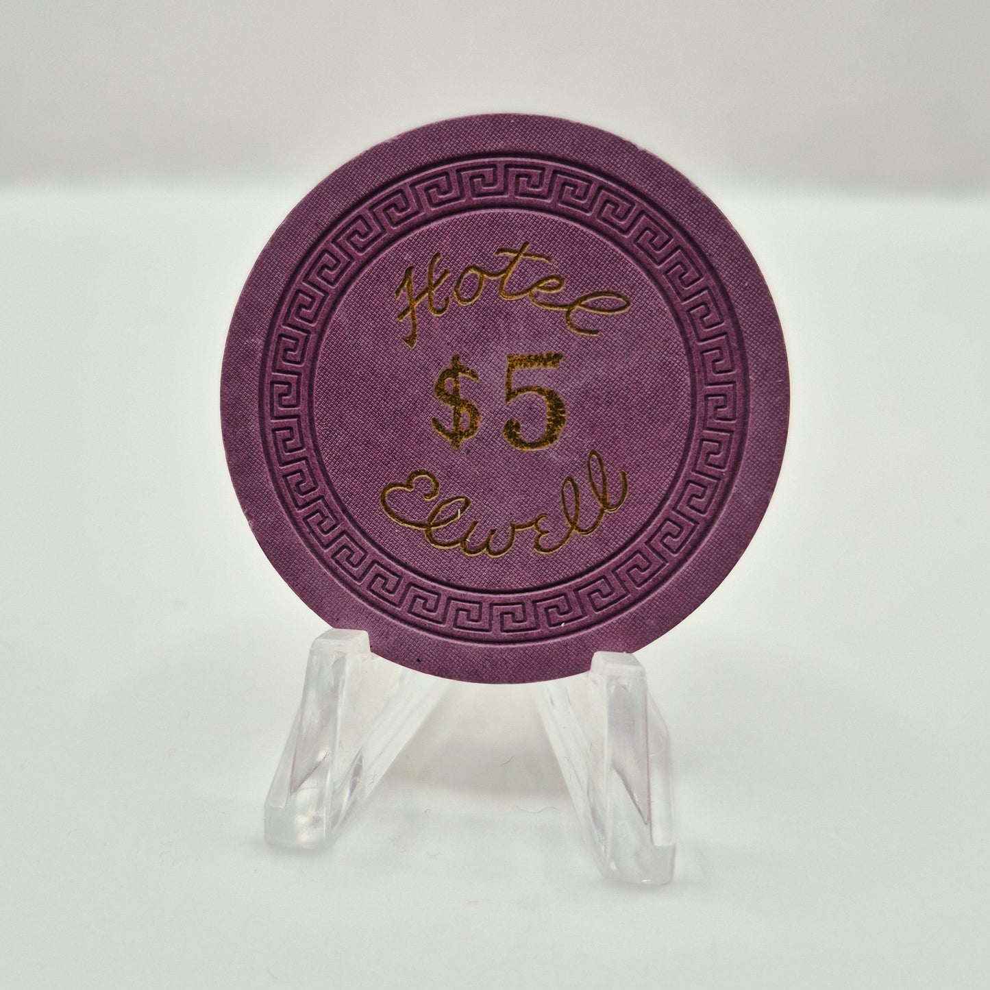 Hotel Elwell Las Vegas Nevada 1950s $5 Casino Chip N1781