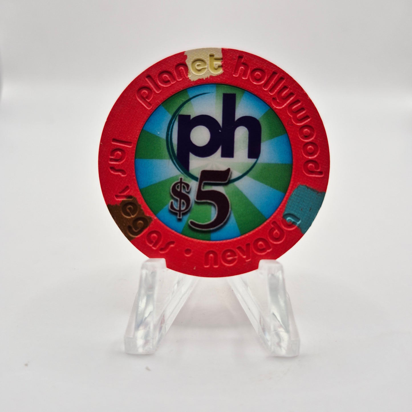 Planet Hollywood Hotel Casino Las Vegas Nevada 2007 $5 Casino Chip E6149