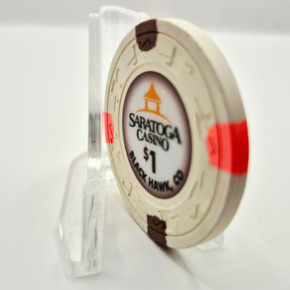 Saratoga Casino Black Hawk Colorado $1 Casino Chip