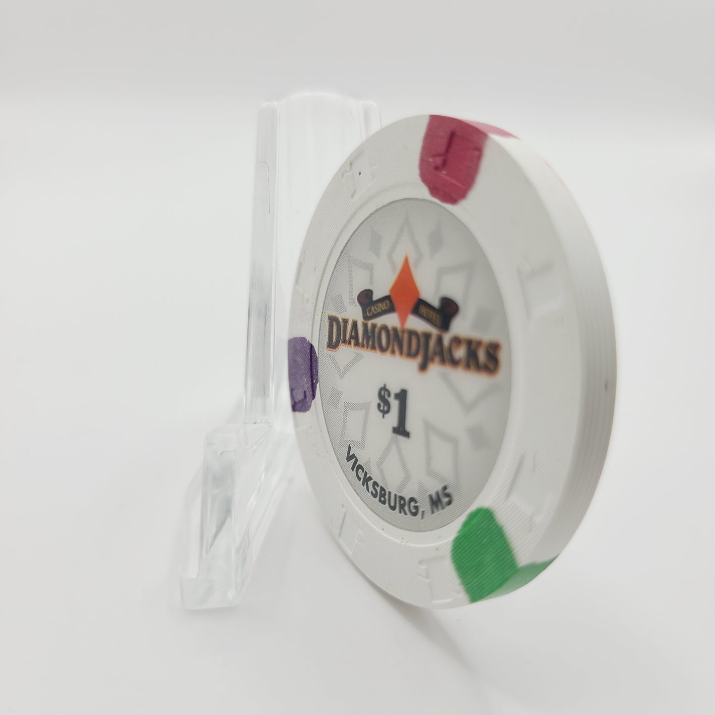 Diamond Jack's Casino Vicksburg Mississippi 2006 $1 Casino Chip