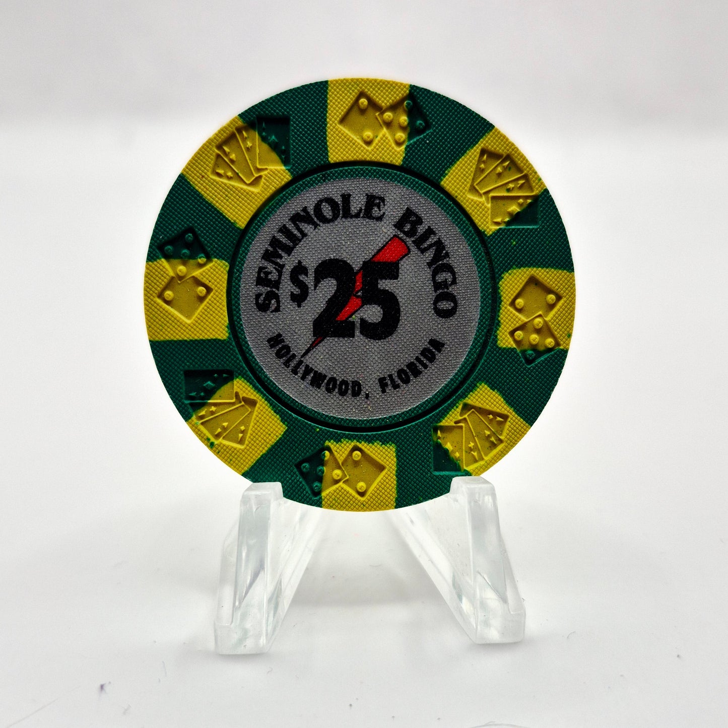 Seminole Indian Bingo Hollywood Florida $25 Casino Chip