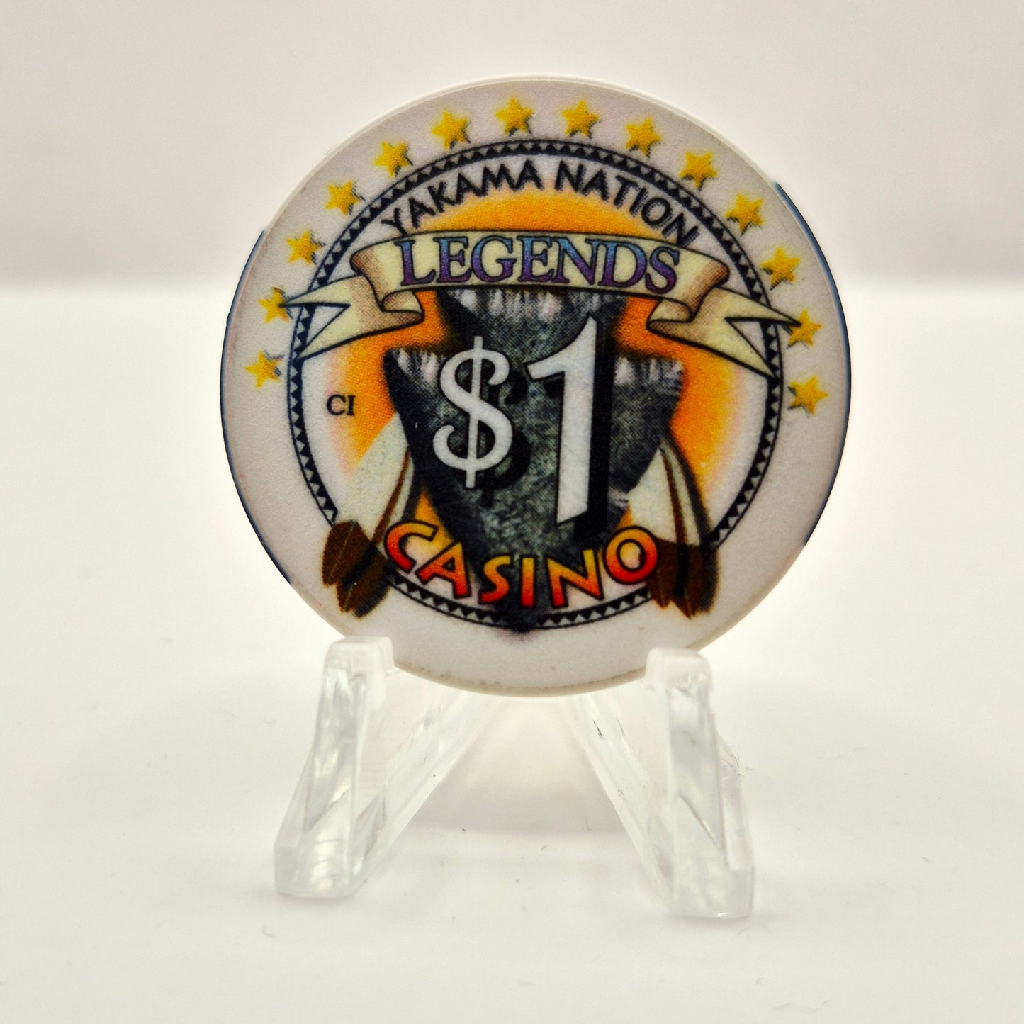 Legends Casino Toppenish Washington $1 Casino Chip