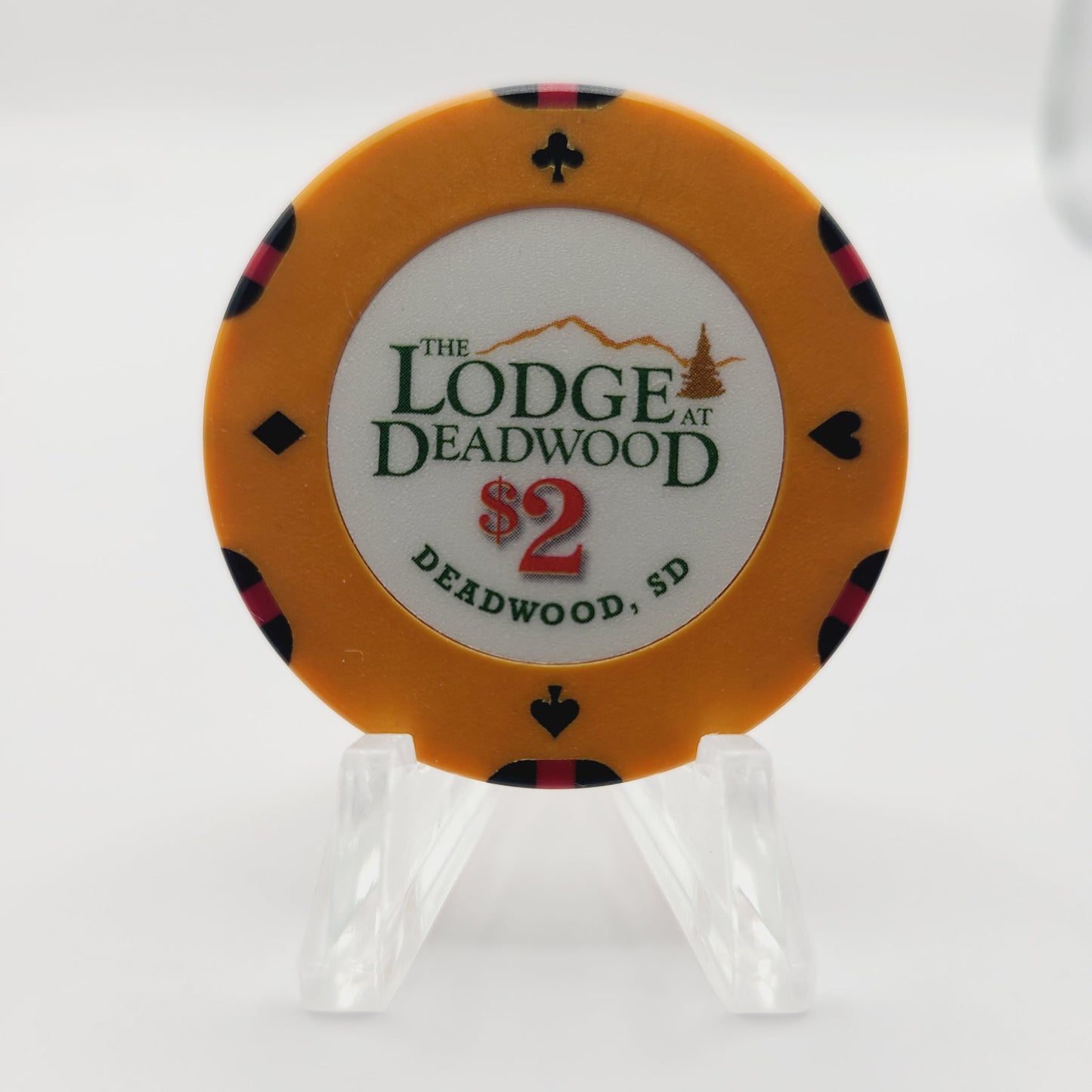 The Lodge at Deadwood Hotel Casino 2009 $2 Casino Chip
