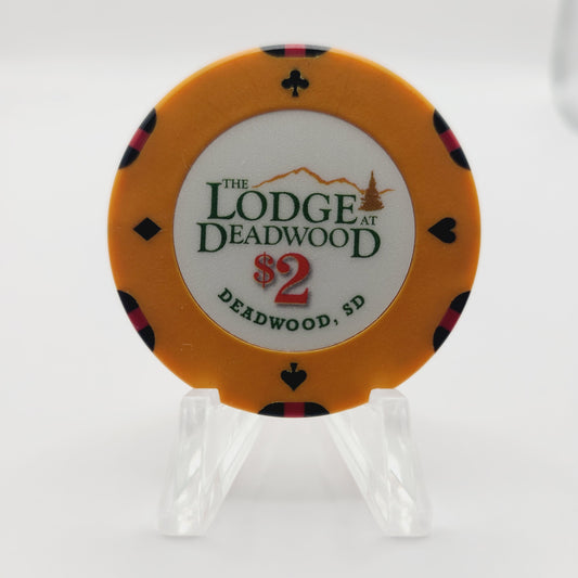 The Lodge at Deadwood Hotel Casino 2009 $2 Casino Chip