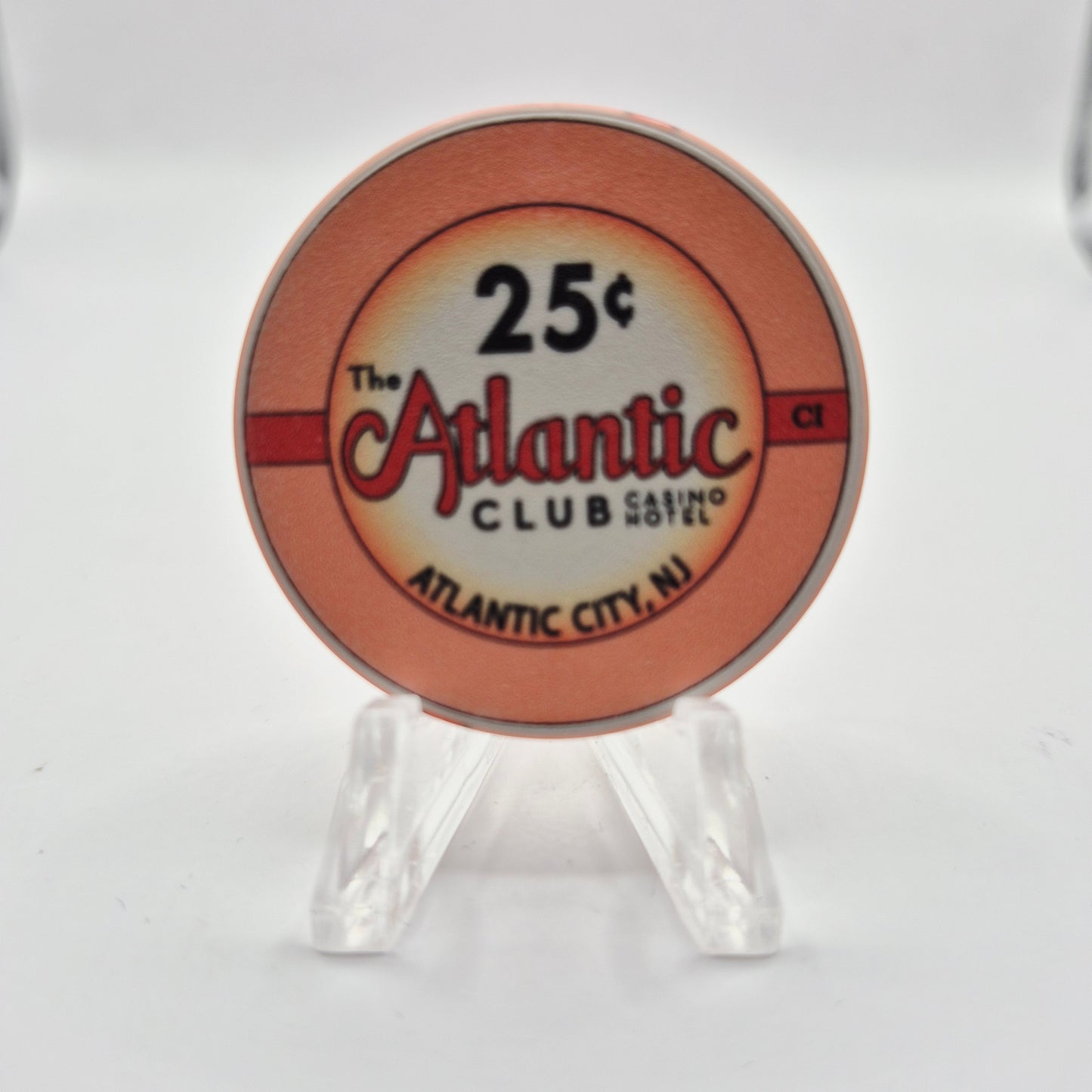 The Atlantic Club Casino Hotel Atlantic City New Jersey 2012 $.25 Casino Chip