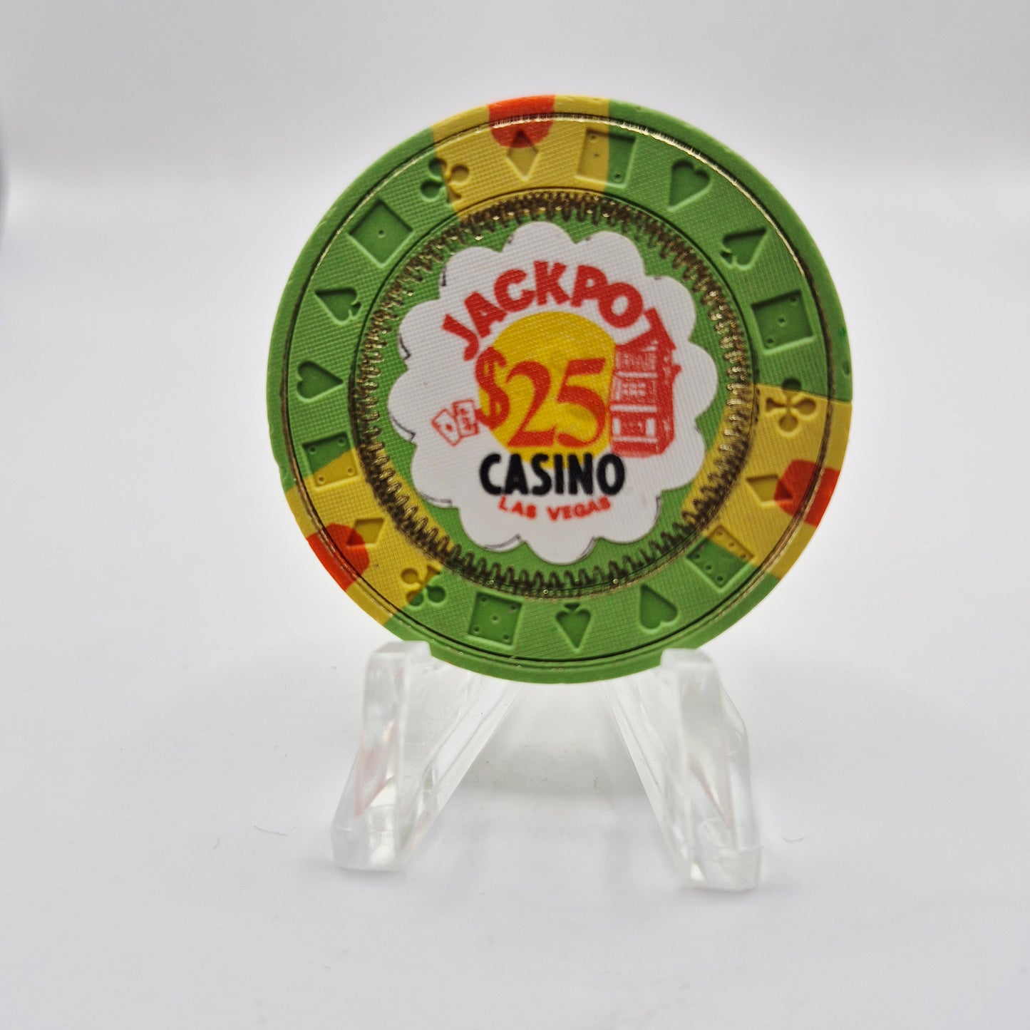 Jackpot Casino Las Vegas Nevada $25 Casino Chip 1973 N1075