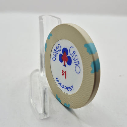 Grand Casino Budapest Hungary $1 Casino Chip CG057948