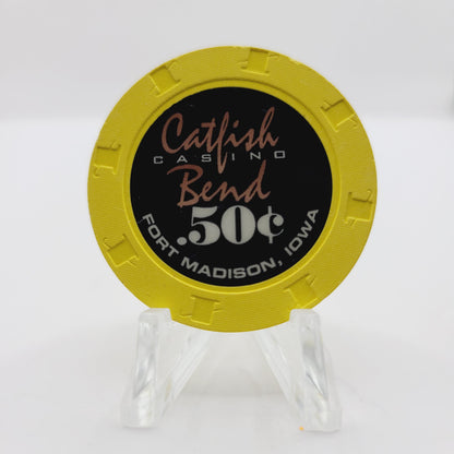 Catfish Bend Riverboat Casino Burlington / Fort Madison Iowa $.50 Casino Chip