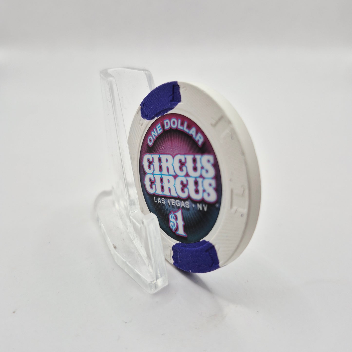 Circus Circus Casino Las Vegas Nevada 2017 $1 Casino Chip D2609