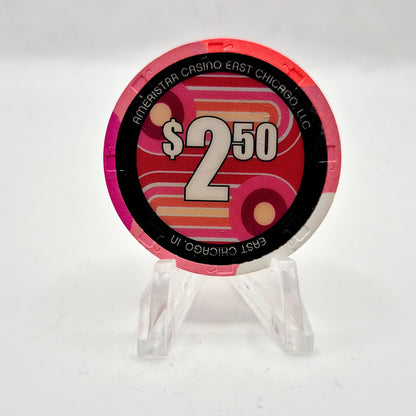 Ameristar Casino East Chicago Indiana 2008 $2.50 Casino Chip