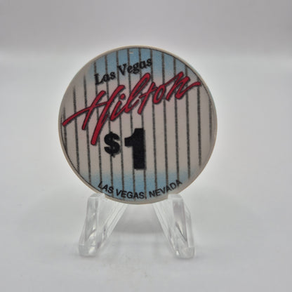 Hilton Hotel Casino Las Vegas Nevada 1994 $1 Casino Chip N0682