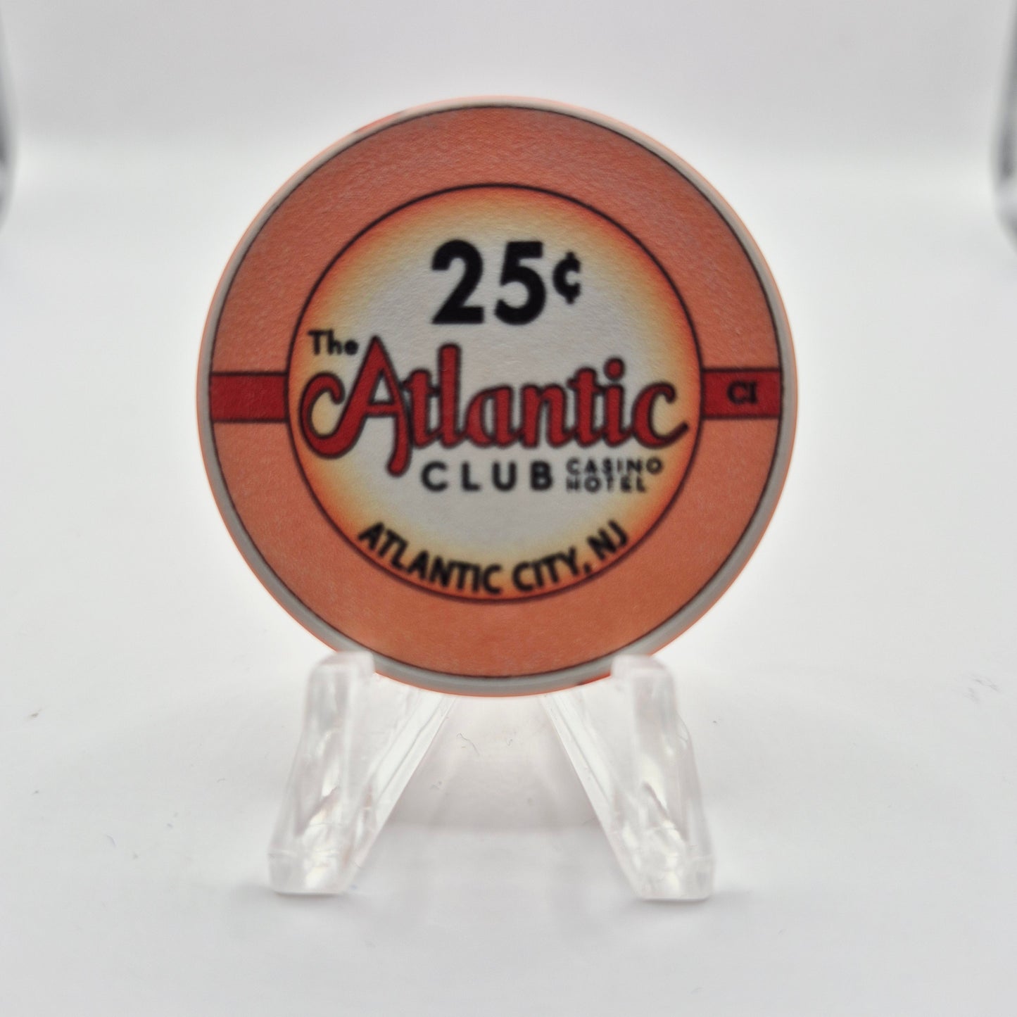 The Atlantic Club Casino Hotel Atlantic City New Jersey 2012 $.25 Casino Chip