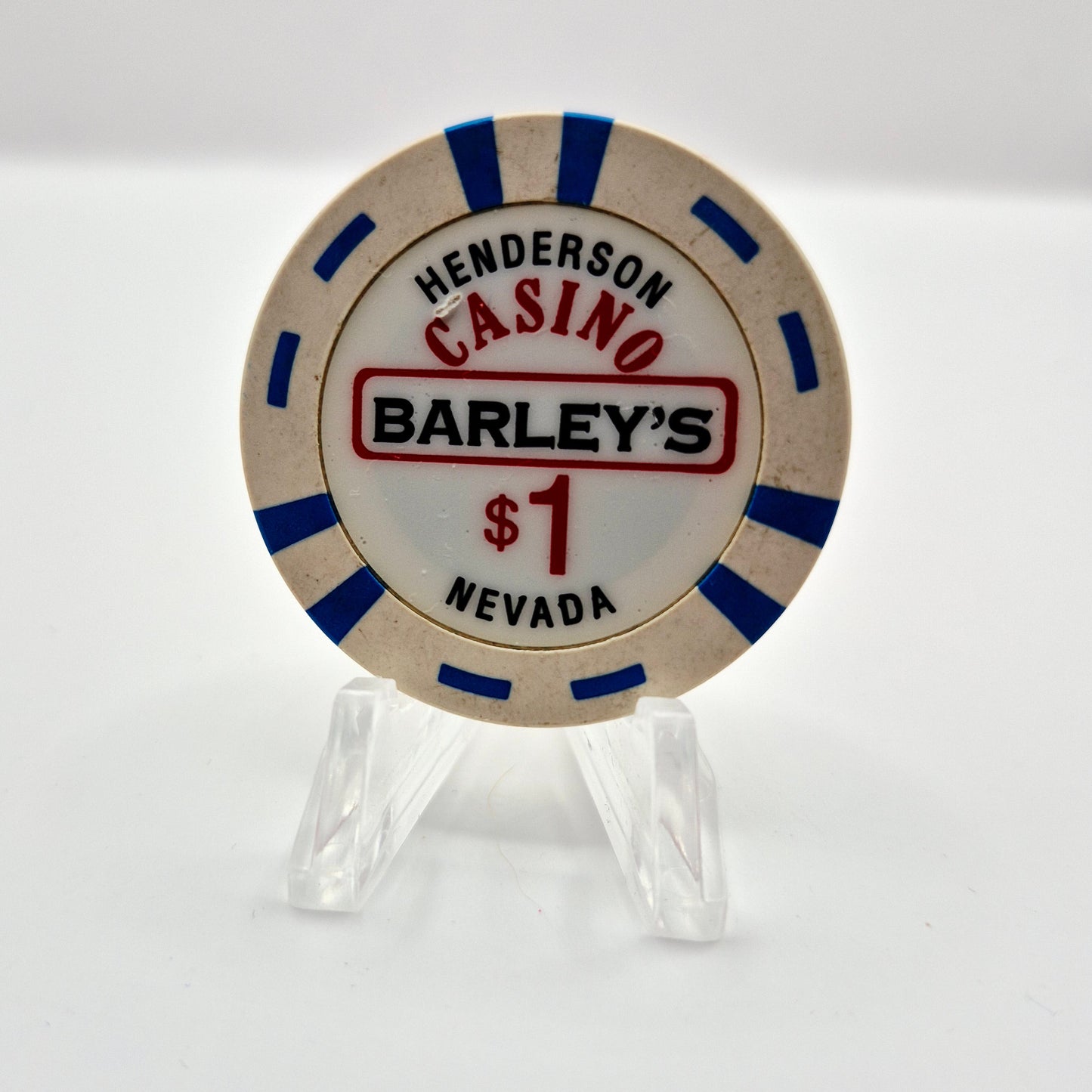 Barley's Casino & Brewing Henderson Nevada 2002 $1 Casino Chip V7955