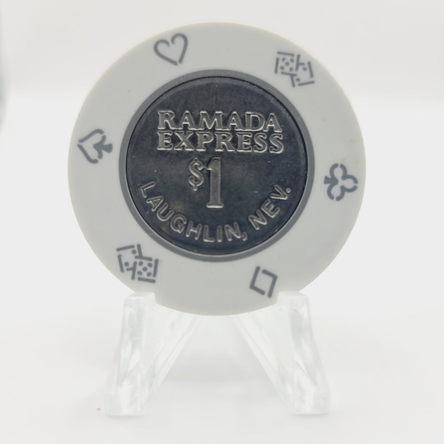 Ramada Express Hotel Casino Laughlin Nevada 1988 $1 Casino Chip N3432