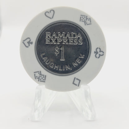 Ramada Express Hotel Casino Laughlin Nevada 1988 $1 Casino Chip N3432