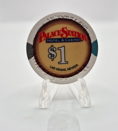 Palace Station Hotel Casino Las Vegas Nevada 2001 $1 Casino Chip V6503