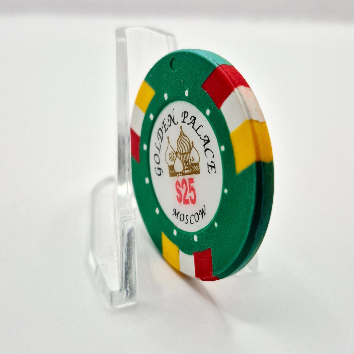 Golden Palace Casino Moscow Russia Federation $25 Casino Chip