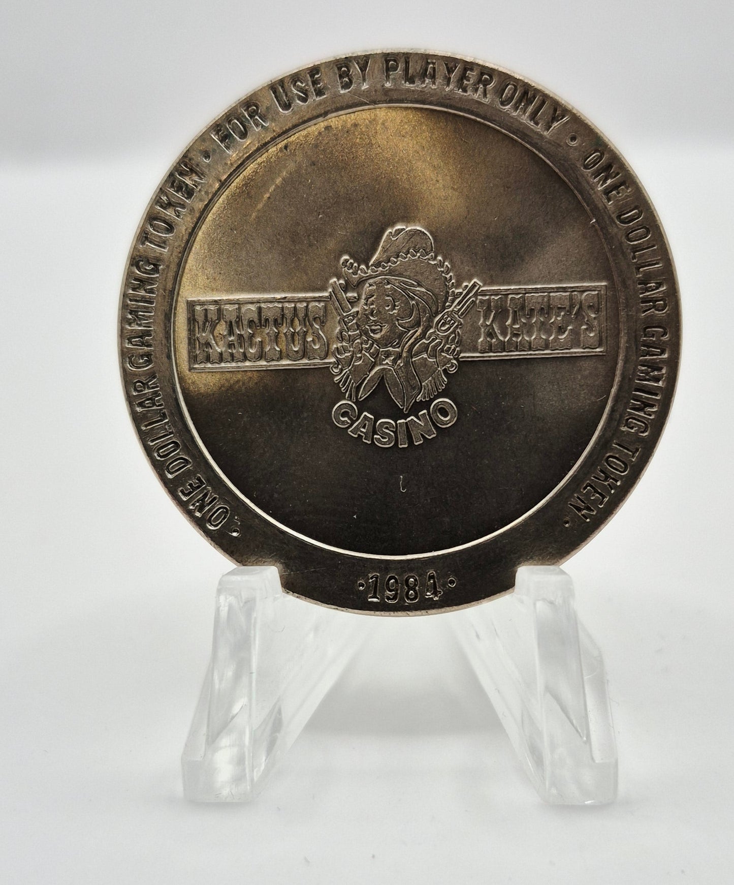 Kactus Kates Casino Clark County Nevada 1984 $1 Slot  Token