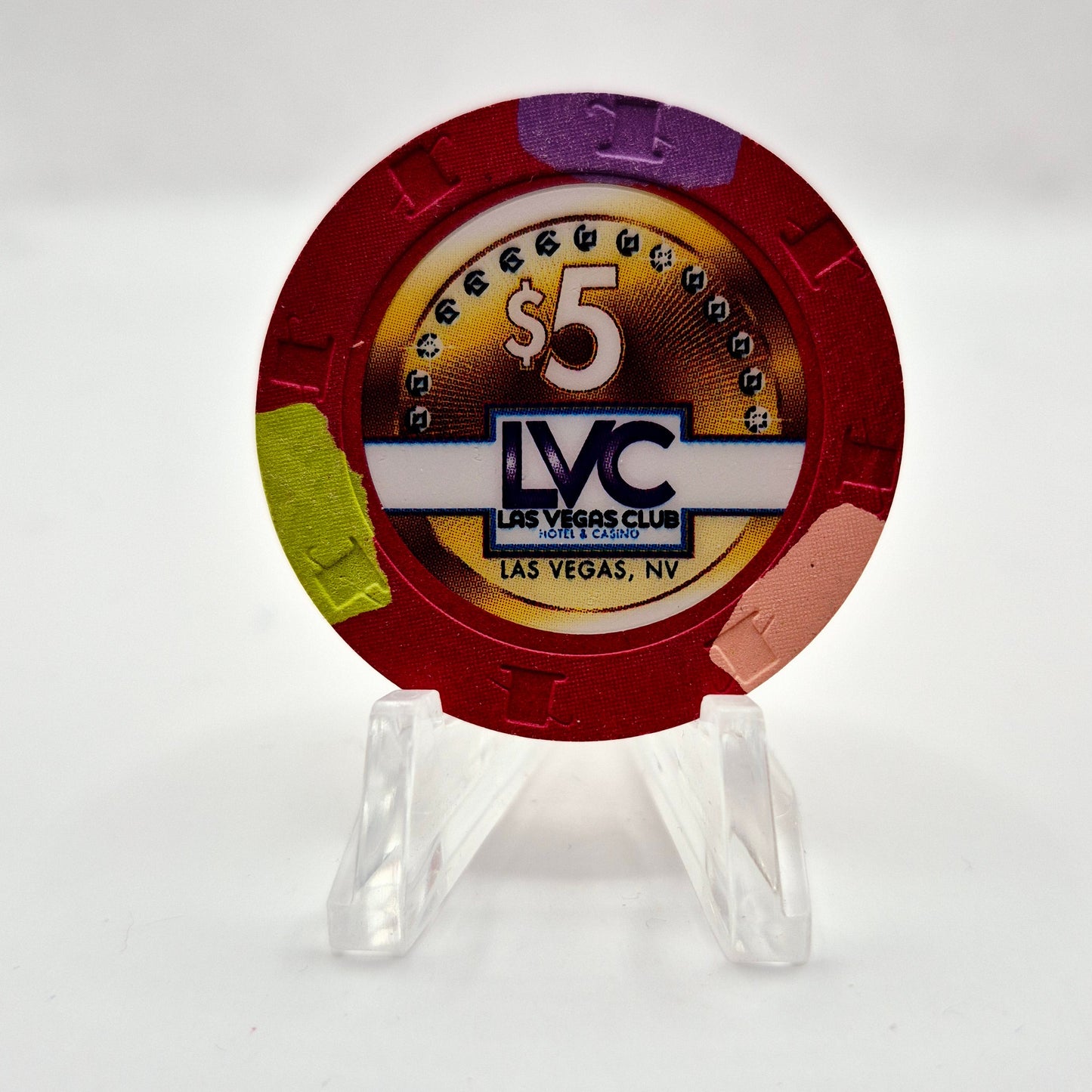 Las Vegas Club Las Vegas Nevada 2014 $5 Casino Chip D1546
