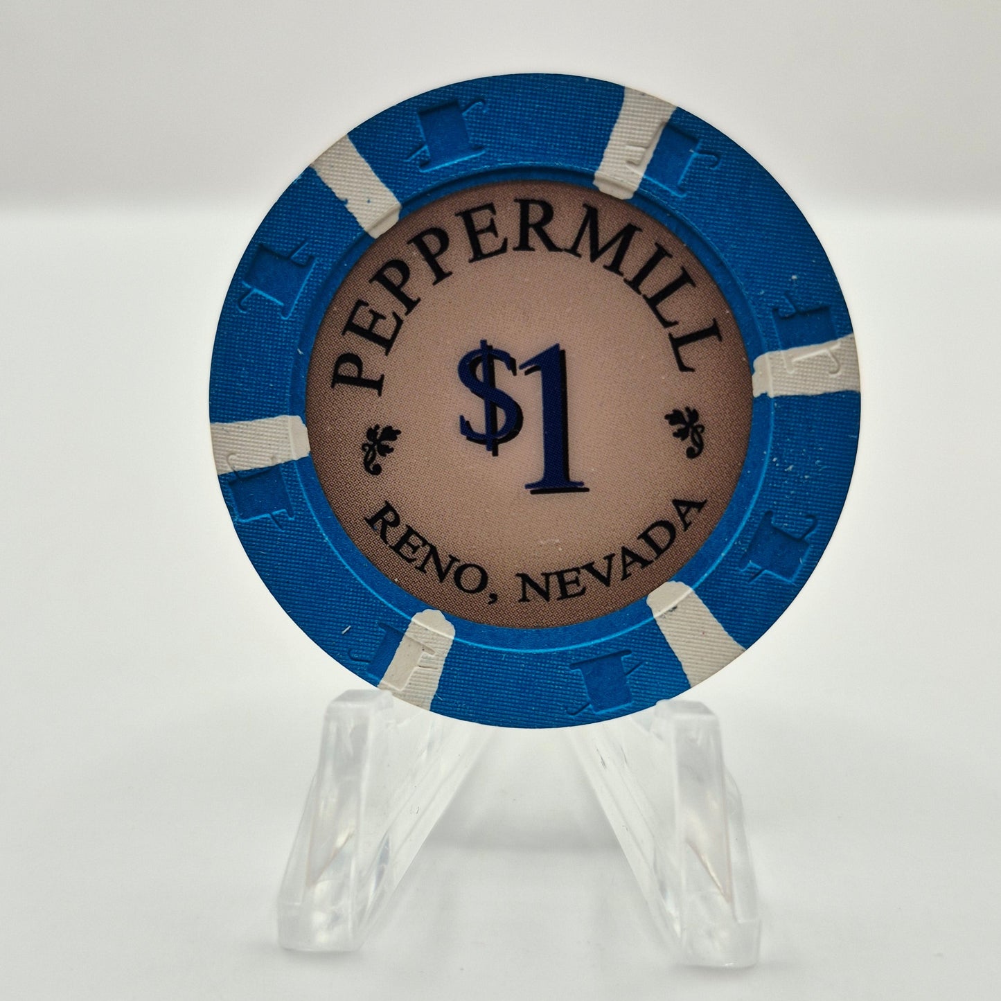Peppermill Hotel Casino Reno Nevada 2005 $1 Casino Chip E4672
