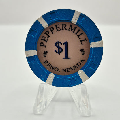 Peppermill Hotel Casino Reno Nevada 2005 $1 Casino Chip E4672