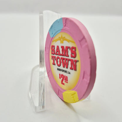Sam's Town Casino Shreveport Louisiana $2.50 Casino Chip