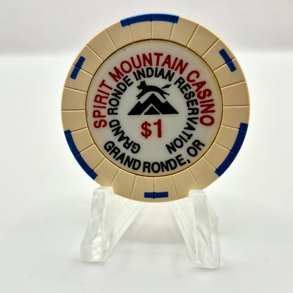 Spirit Mountain Casino Grand Ronde Oregon $1 Casino Chip