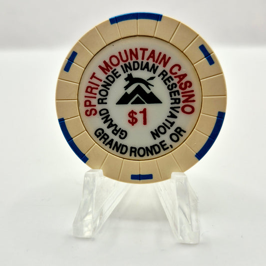 Spirit Mountain Casino Grand Ronde Oregon $1 Casino Chip