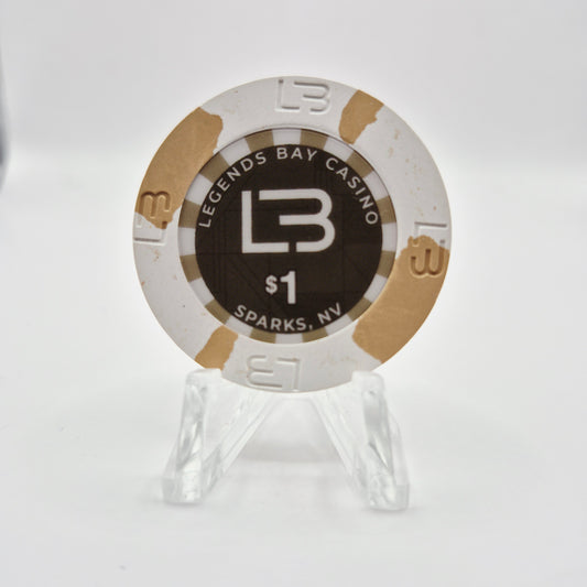 Legends Bay Casino 2022 Sparks Nevada $1 Casino Chip