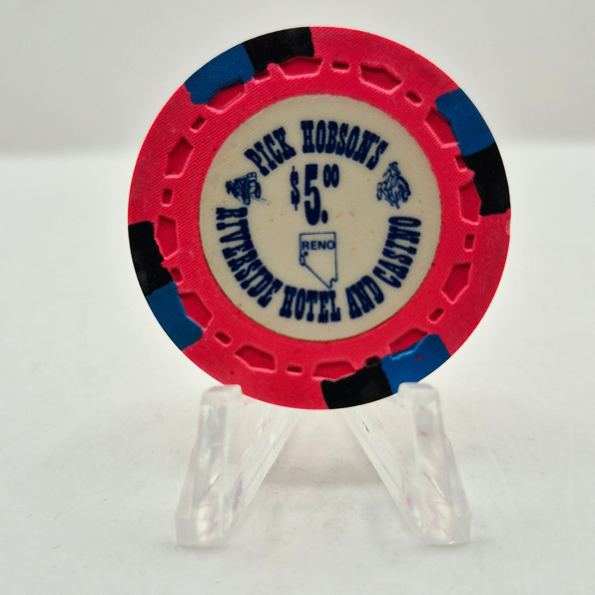 Riverside "Pick Hobson's" Casino Reno Nevada 1978 $5 Casino Chip N5503
